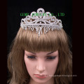 Princesse couronne en strass en argent princesse tiare